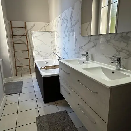 Apartment De Charme En Plein Centre Avec Spacieux Garage Prive